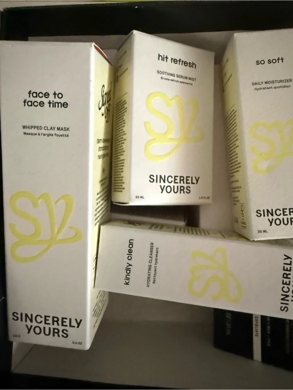 Sincerely Yours Skincare 4-Piece Bundle – New